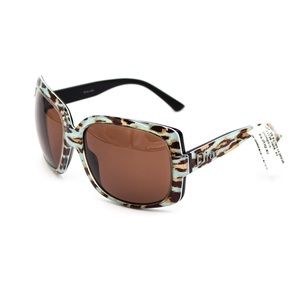 DIOR Blue Cheetah Print Sunglasses